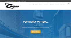 Desktop Screenshot of gibim.com.br